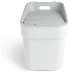 Gifi Nettoyage Et Entretien|Poubelle de tri blanche 20L
