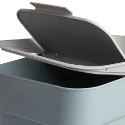 Gifi Nettoyage Et Entretien|Poubelle de tri bleue 30L