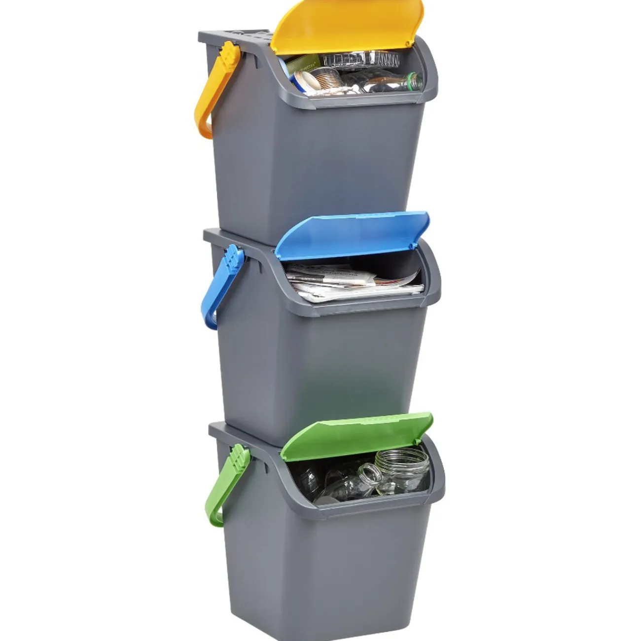 Gifi Nettoyage Et Entretien|Poubelle Ecoplast 35 L jaune