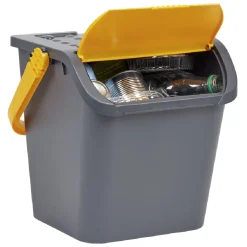 Gifi Nettoyage Et Entretien|Poubelle Ecoplast 35 L jaune