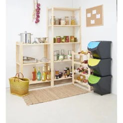 Gifi Nettoyage Et Entretien|Poubelle empilable colorée petit modèle 20 L