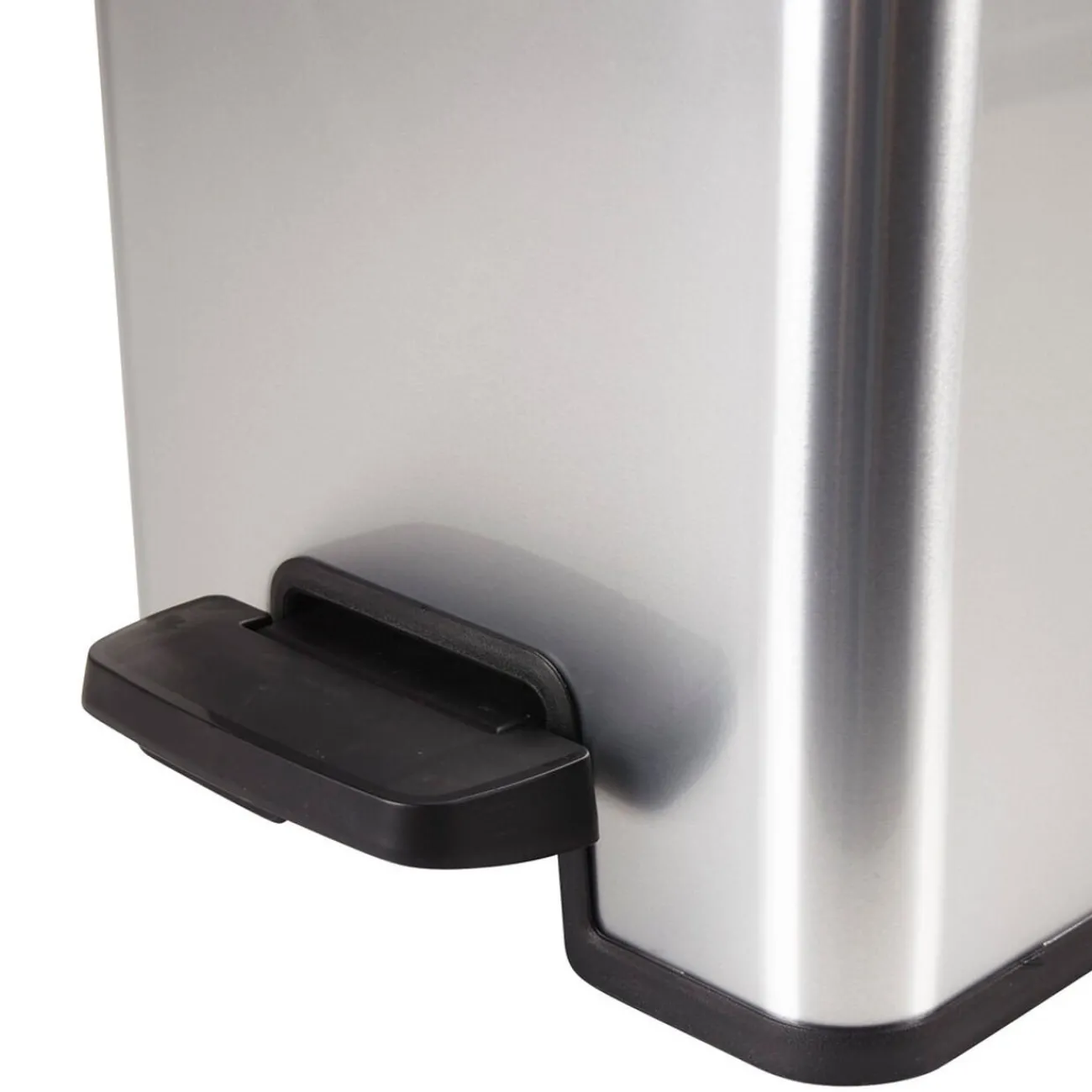 Gifi Nettoyage Et Entretien|Poubelle grise slim à pédale 25 L