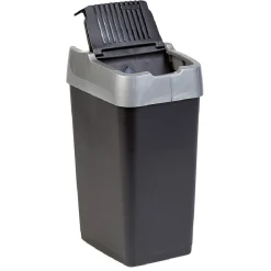 Gifi Nettoyage Et Entretien|Poubelle 18L à couvercle basculant push up H43 cm
