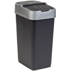Gifi Nettoyage Et Entretien|Poubelle 35L à couvercle basculant push up H51 cm