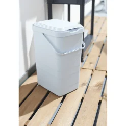 Gifi Nettoyage Et Entretien|Poubelle nomade de porte avec fixation à clip 14 L