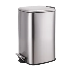 Gifi Nettoyage Et Entretien|Poubelle pédale gris métallisé 20 L