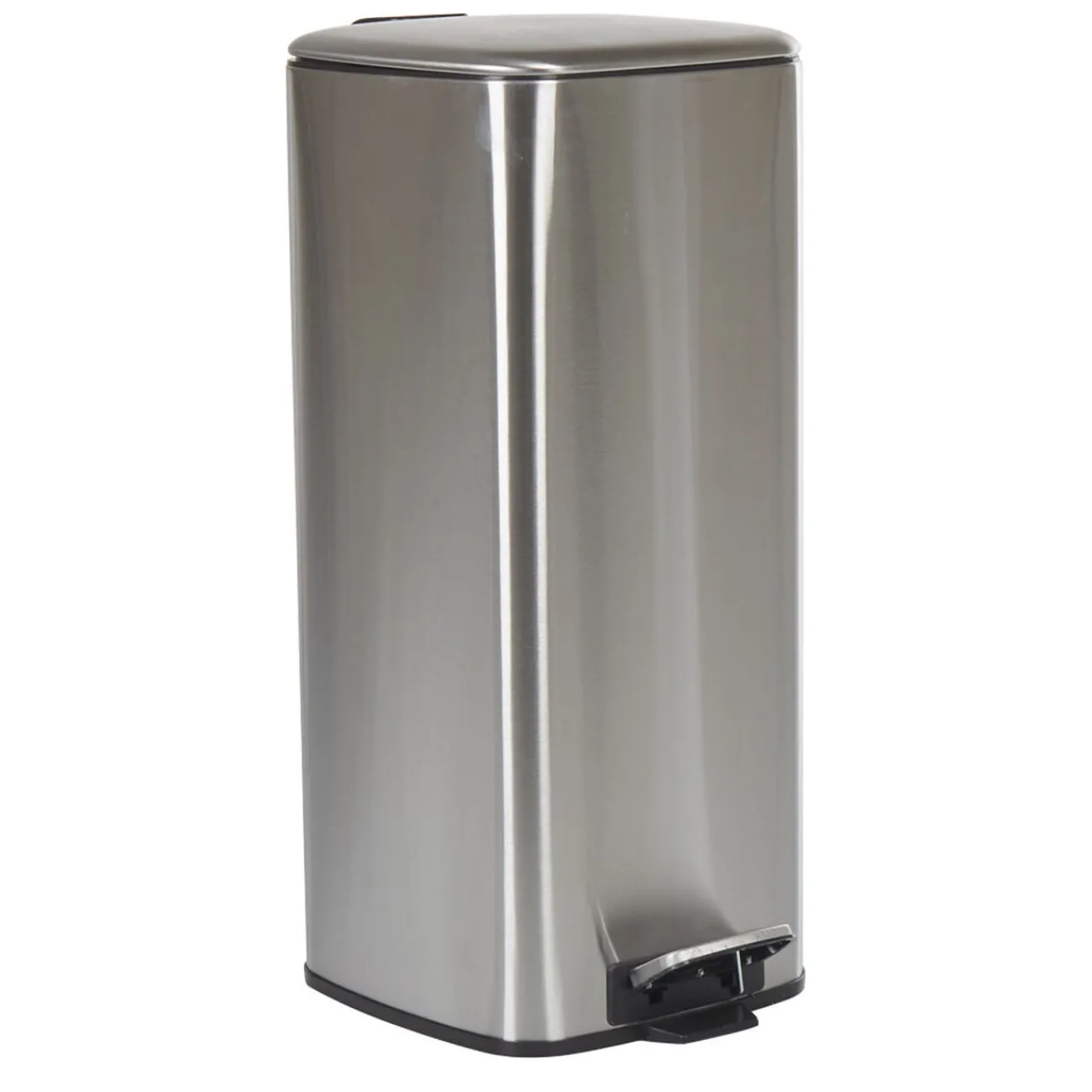 Gifi Nettoyage Et Entretien|Poubelle pédale gris métallisé 30 L