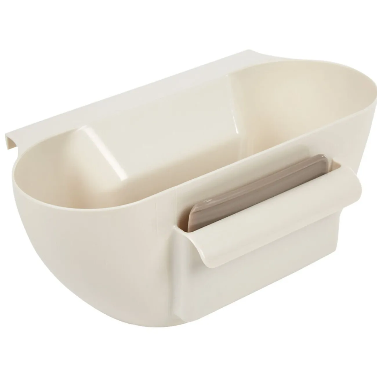 Gifi Nettoyage Et Entretien|Poubelle pour plan de travail crème