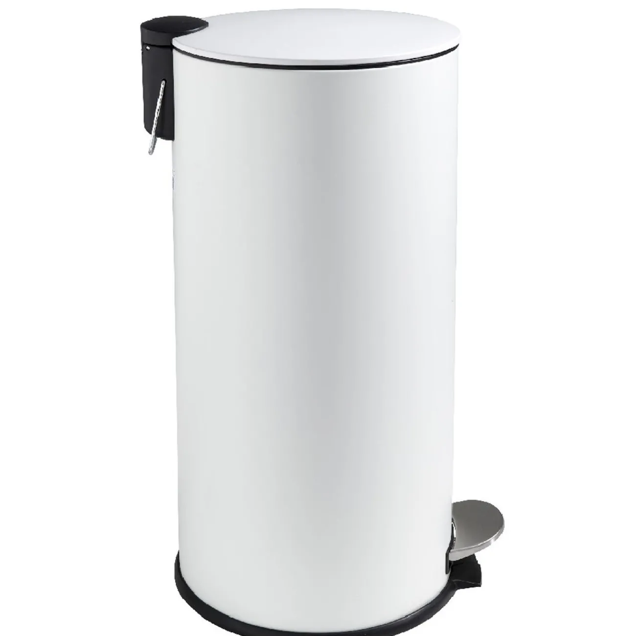 Gifi Nettoyage Et Entretien|Poubelle ronde à pédale blanc 27 L