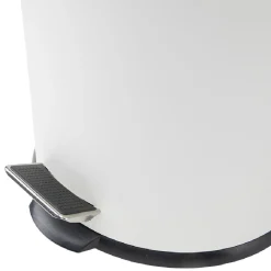 Gifi Nettoyage Et Entretien|Poubelle ronde à pédale blanc 27 L