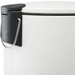 Gifi Nettoyage Et Entretien|Poubelle ronde à pédale blanc 27 L