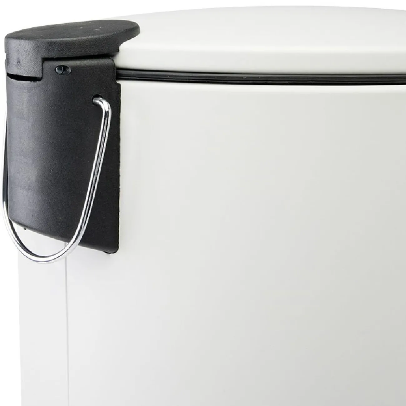 Gifi Nettoyage Et Entretien|Poubelle ronde à pédale blanc 27 L