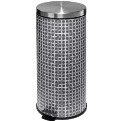 Gifi Nettoyage Et Entretien|Poubelle ronde à pédale Dolce Vita carreau de ciment 30L