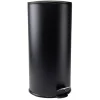 Gifi Nettoyage Et Entretien|Poubelle ronde à pédale noir 27 L