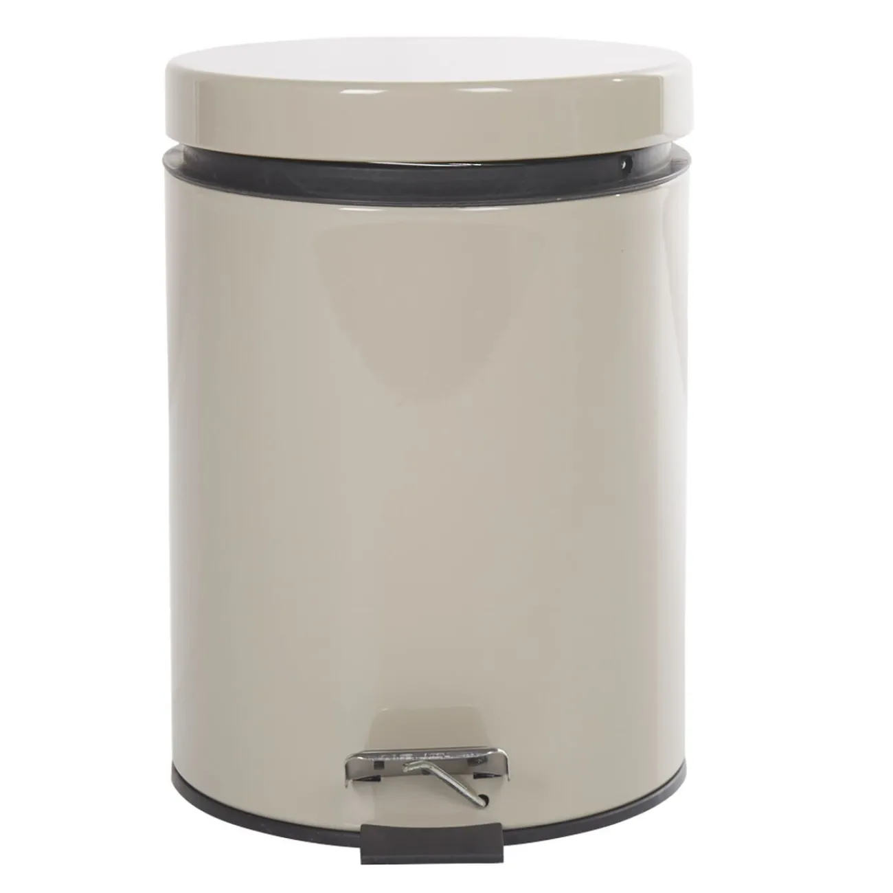 Gifi Nettoyage Et Entretien|Poubelle ronde beige 5 L