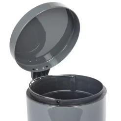 Gifi Nettoyage Et Entretien|Poubelle ronde gris 5 L