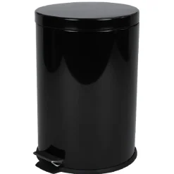 Gifi Nettoyage Et Entretien|Poubelle ronde pédale noir 20 L