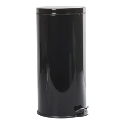 Gifi Nettoyage Et Entretien|Poubelle ronde pédale noir 30 L