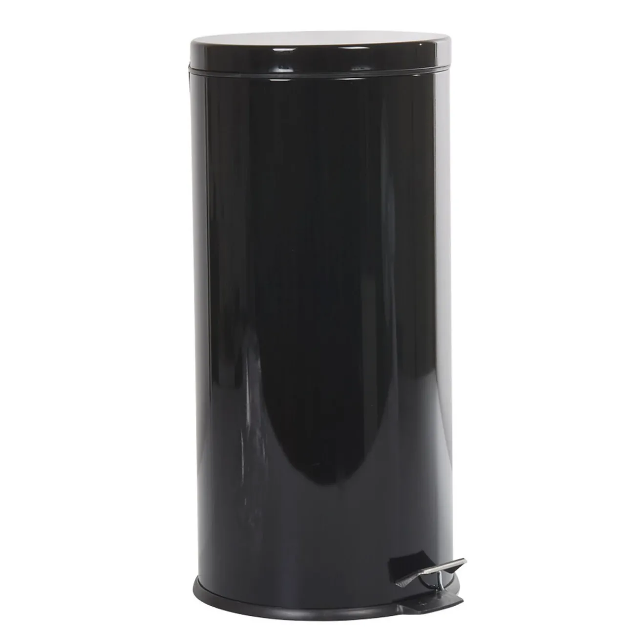 Gifi Nettoyage Et Entretien|Poubelle ronde pédale noir 30 L