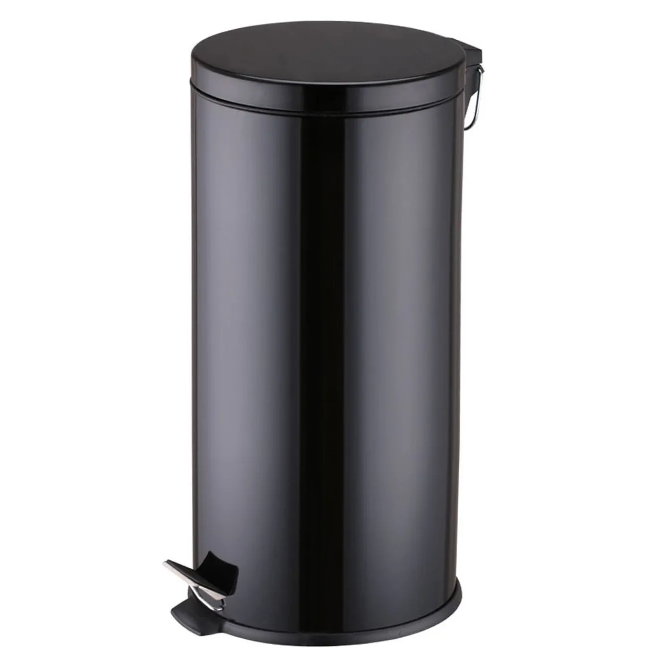 Gifi Nettoyage Et Entretien|Poubelle ronde pédale noir 30 L