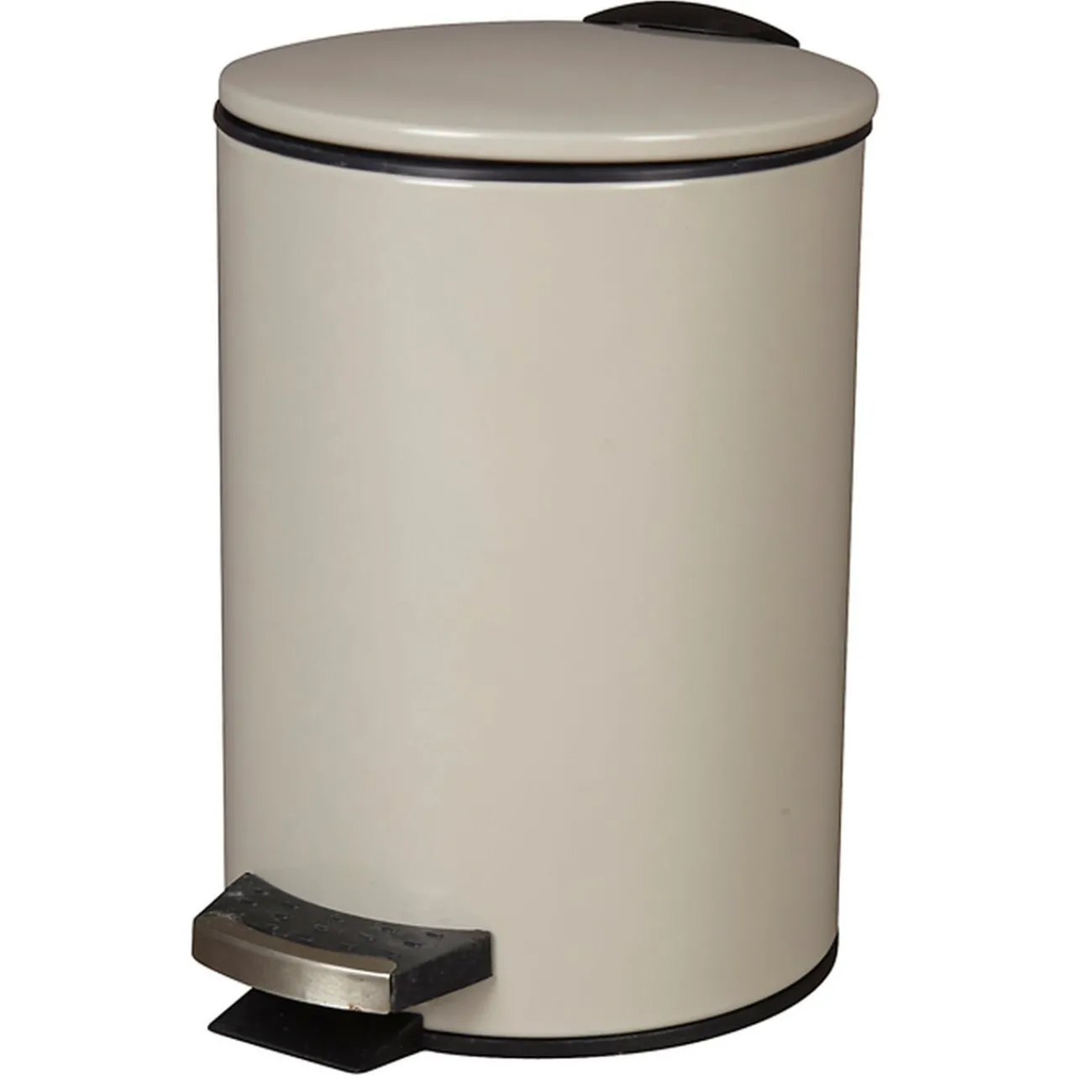 Gifi Nettoyage Et Entretien|Poubelle salle de bain 3 L gris chaud