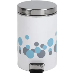 Gifi Nettoyage Et Entretien|Poubelle salle de bain design bulles 3 L