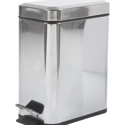 Gifi Nettoyage Et Entretien|Poubelle salle de bain grise 5 L