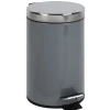Gifi Nettoyage Et Entretien|Poubelle salle de bain grise 3 L