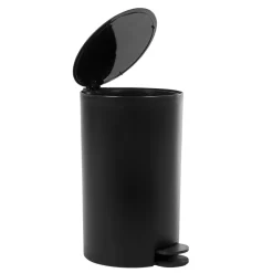 Gifi Nettoyage Et Entretien|Poubelle salle de bain ronde grise