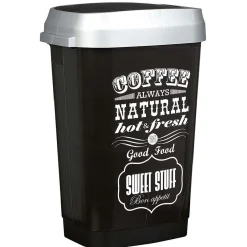 Gifi Nettoyage Et Entretien|Poubelle Swing Coffee Time 50 L