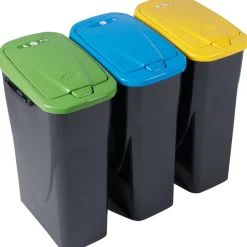 Gifi Nettoyage Et Entretien|Poubelle tri sélectif jaune 25 L