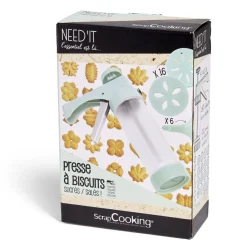 Gifi Presse à biscuits sucrés/salés 16 disques et 6 douilles