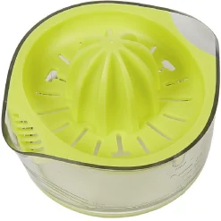Gifi Presse agrumes avec réservoir transparent vert