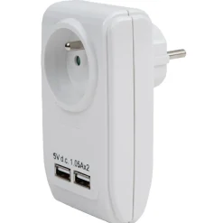 Gifi Accessoires Électriques^Prise chargeur 1x 230V et 2 ports USB