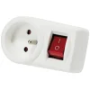 Gifi Accessoires Électriques^Prise murale marche/arrêt blanc