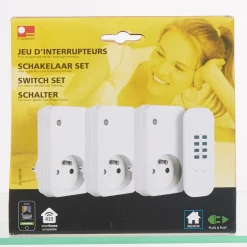 Gifi Accessoires Électriques^Prise x 3 avec télécommande