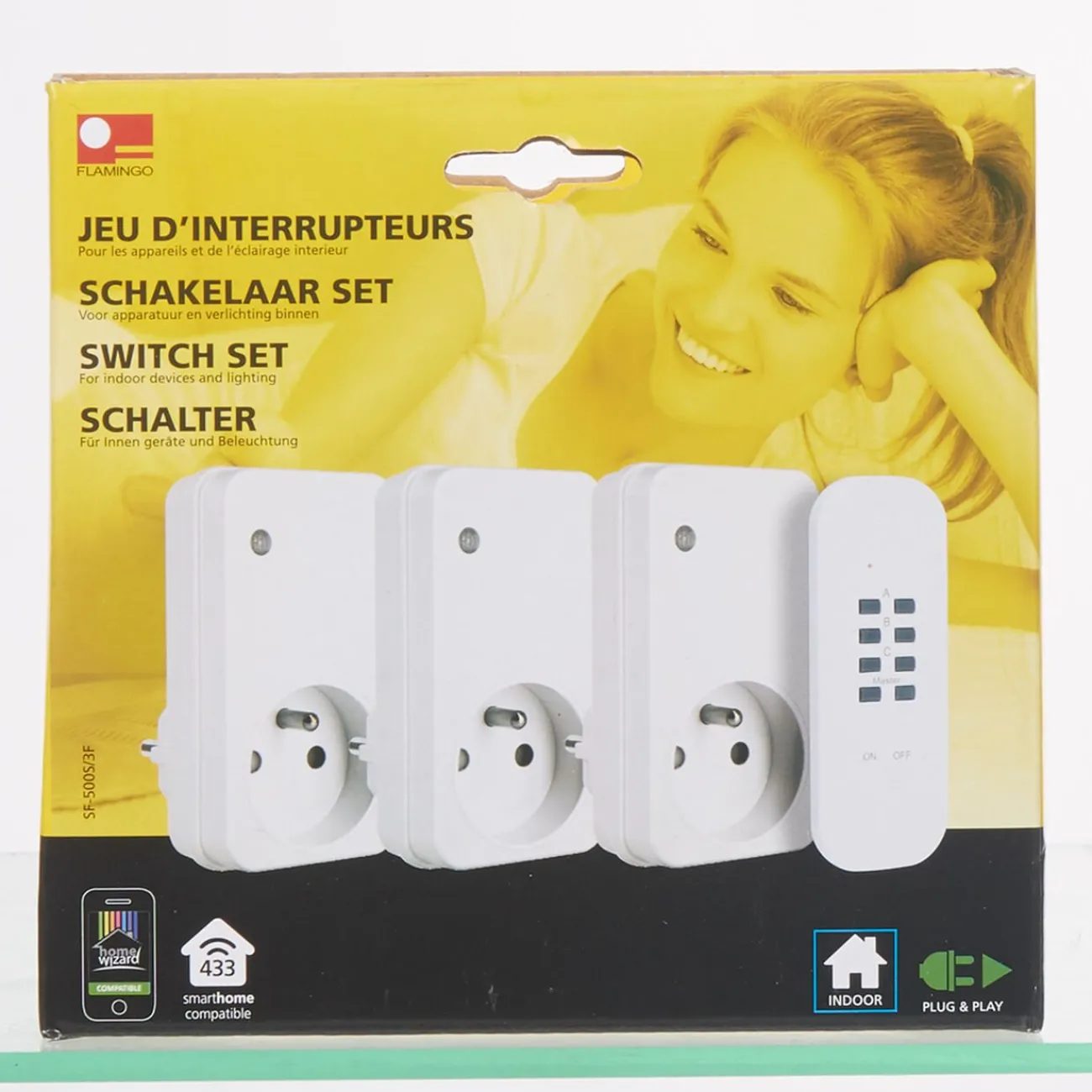 Gifi Accessoires Électriques^Prise x 3 avec télécommande