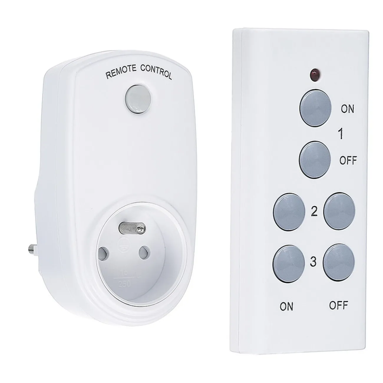 Gifi Accessoires Électriques^Prise x2 avec télécommande