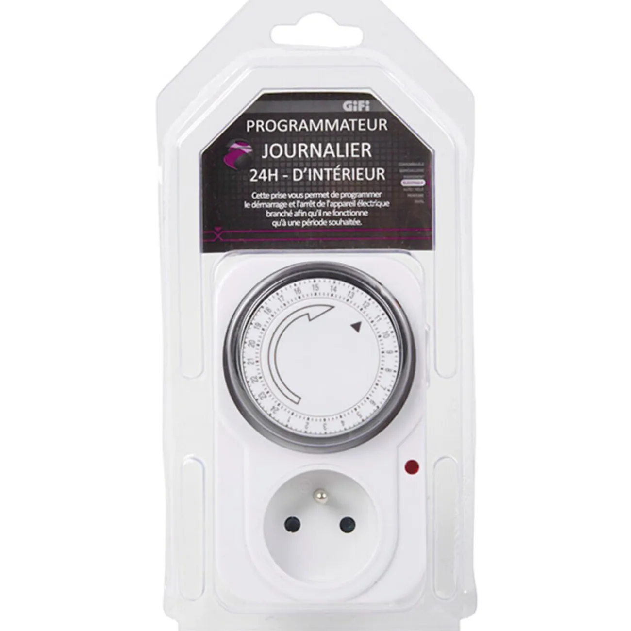 Gifi Accessoires Électriques^Programmateur journalier 24h d intérieur