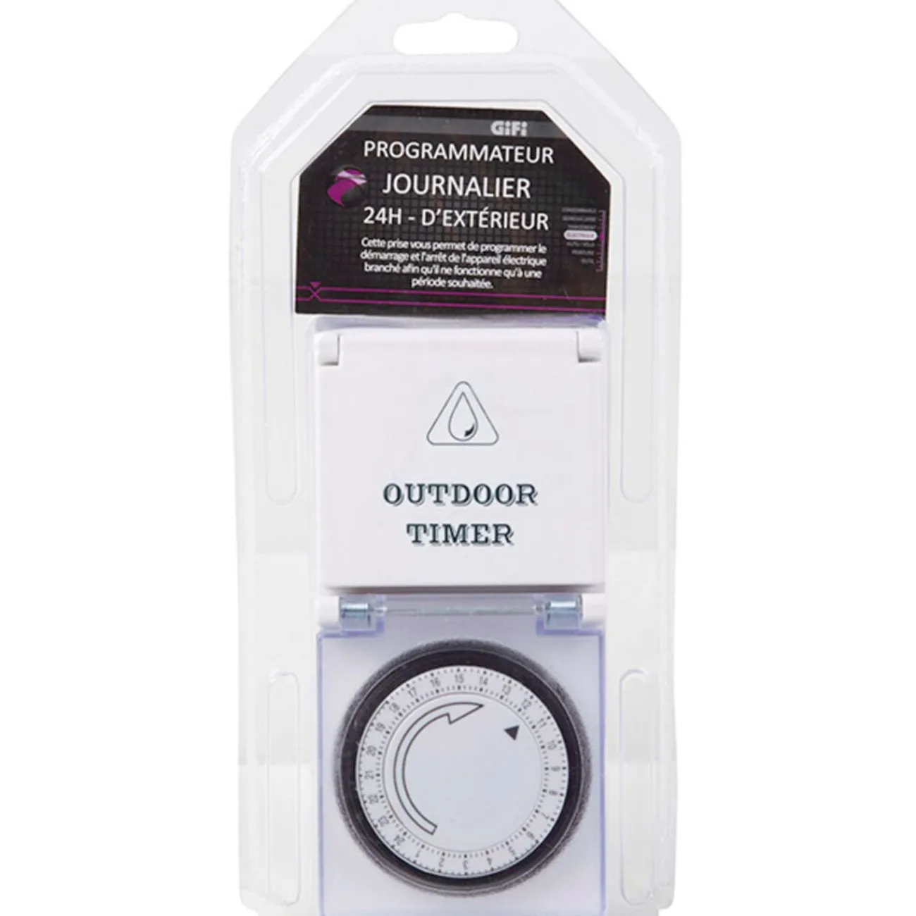 Gifi Accessoires Électriques^Programmateur journalier 24h d extérieur