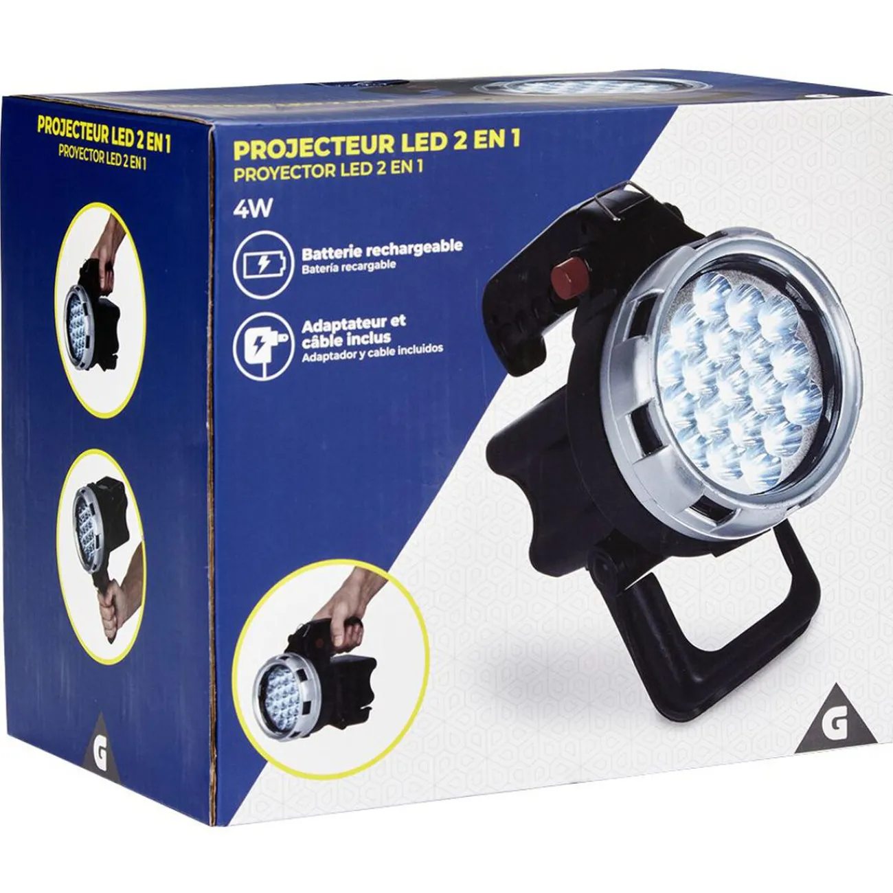 Gifi Eclairage Extérieur^Projecteur LED rechargeable 170LM