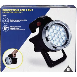 Gifi Eclairage Extérieur^Projecteur LED rechargeable 170LM