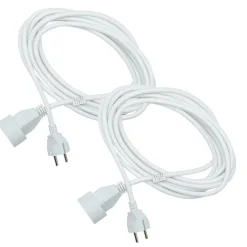 Gifi Accessoires Électriques^Prolongateur blanc 5 m x2