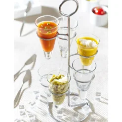 Gifi Présentoir et 6 verrines coniques