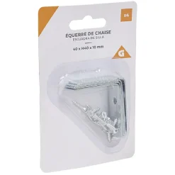Gifi Quincaillerie^Équerre de chaise x4