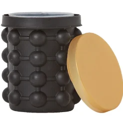 Gifi Rafraîchisseur de bouteille bac à glaçons 2en1 noir et doré