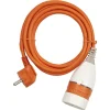 Gifi Accessoires Électriques^Rallonge 3 m interrupteur switch orange