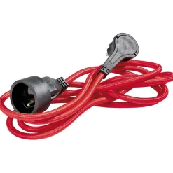 Gifi Accessoires Électriques^Rallonge textile 3m rouge
