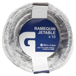 Gifi Ramequin en aluminium diamètre 8,6cm par 10
