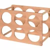 Gifi Range bouteilles 6 compartiments bois